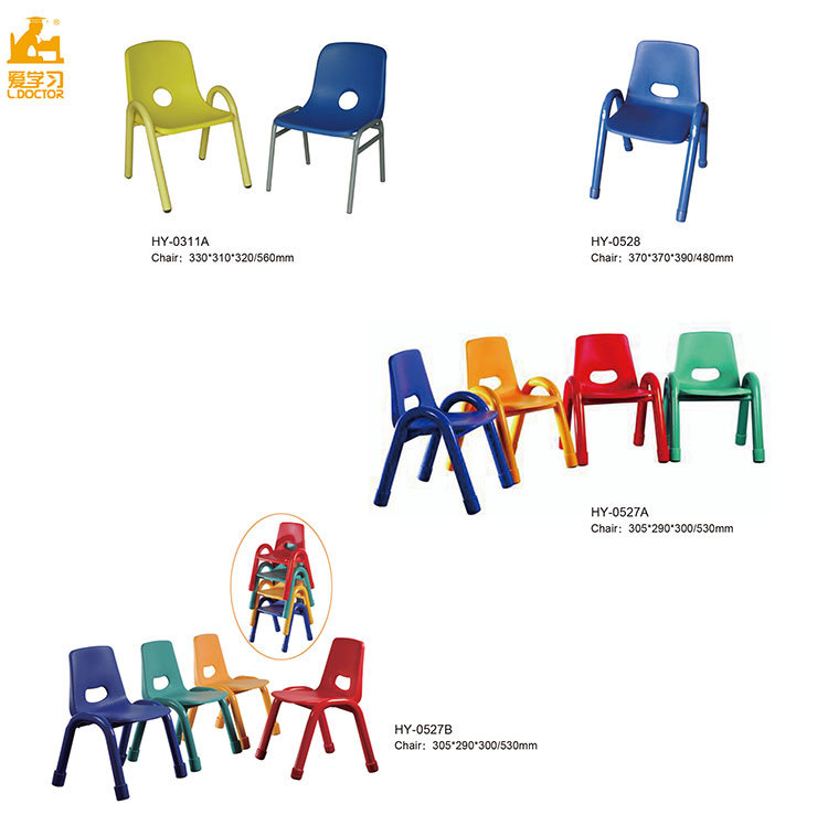 Nursery Single School Wood Studying Chairs for Education