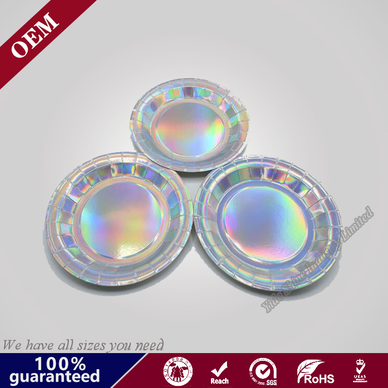 Durable Elegant Custom Printed Disposable Paper Plates