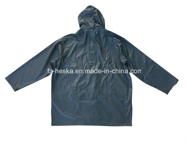 Printed Mens Polyester Waterproof PVC Rain Suit