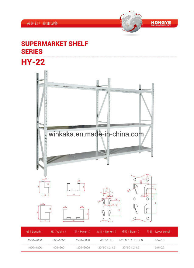 Supermarket Promotion Heavy Duty Display Shelving Storage Rack