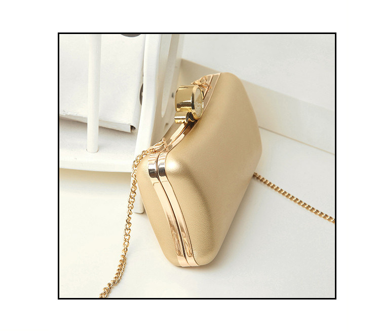 China Fashion PU Handbag Women Clutch Bag Purse Evening Bag