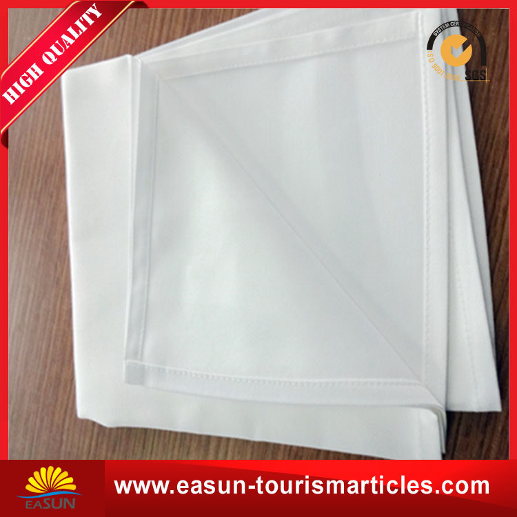 White Wedding Linen Printed Disposable Tablecloth for in-Flight