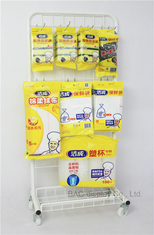 Supermarket Movable Hanging Hook Small Commodities Display Rack