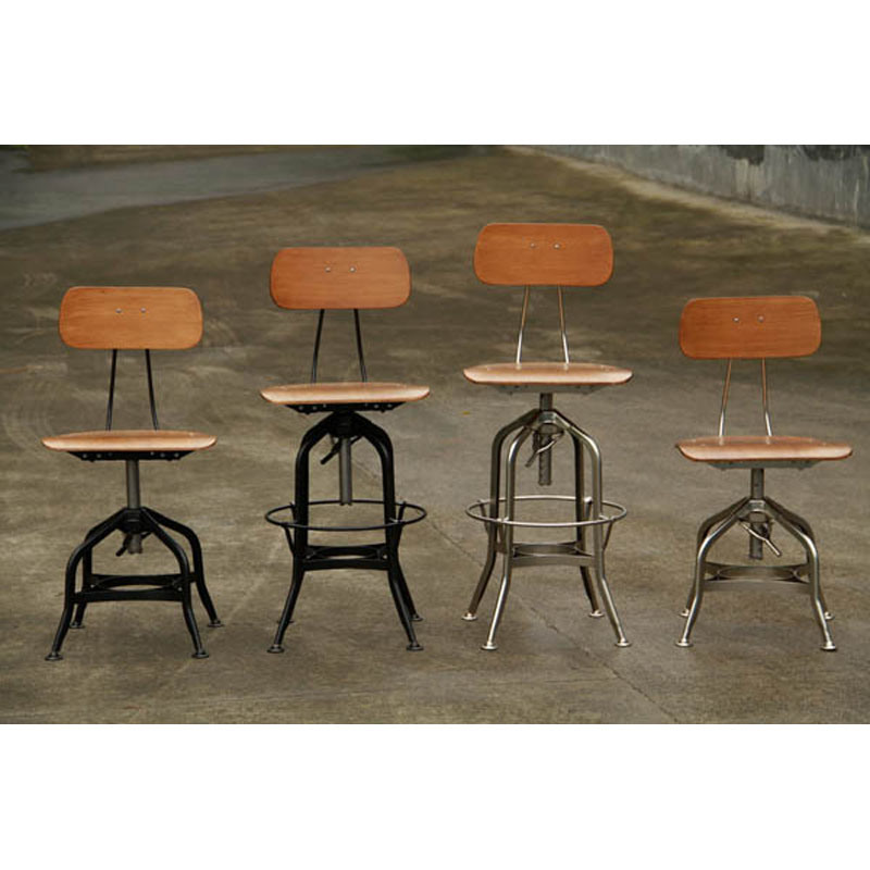 Modern Metal Dining Turner Vintage Toledo Wooden Bar Stools Chair