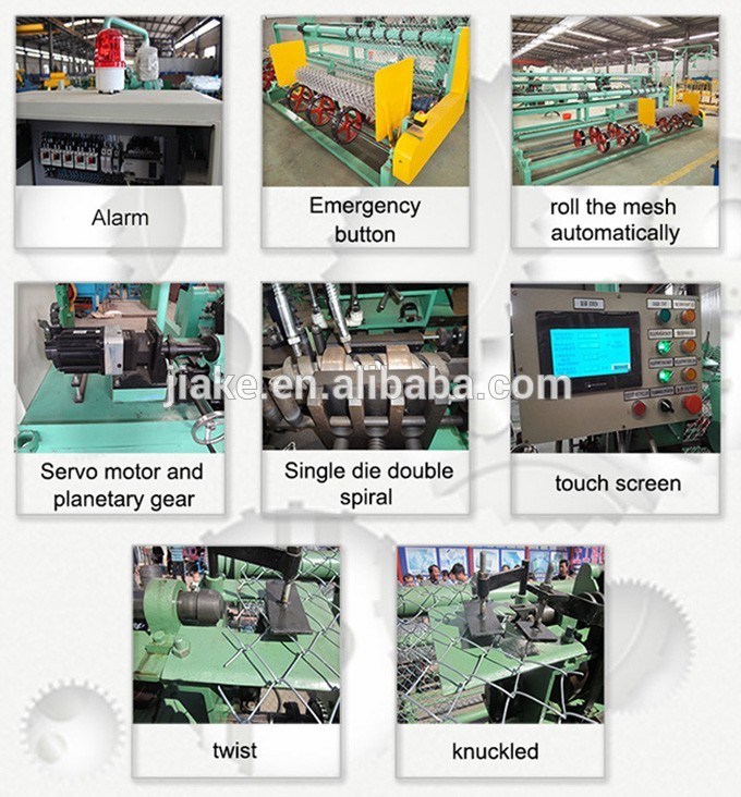 High Speed Auto Double Spiral Chain Link Fence Machine