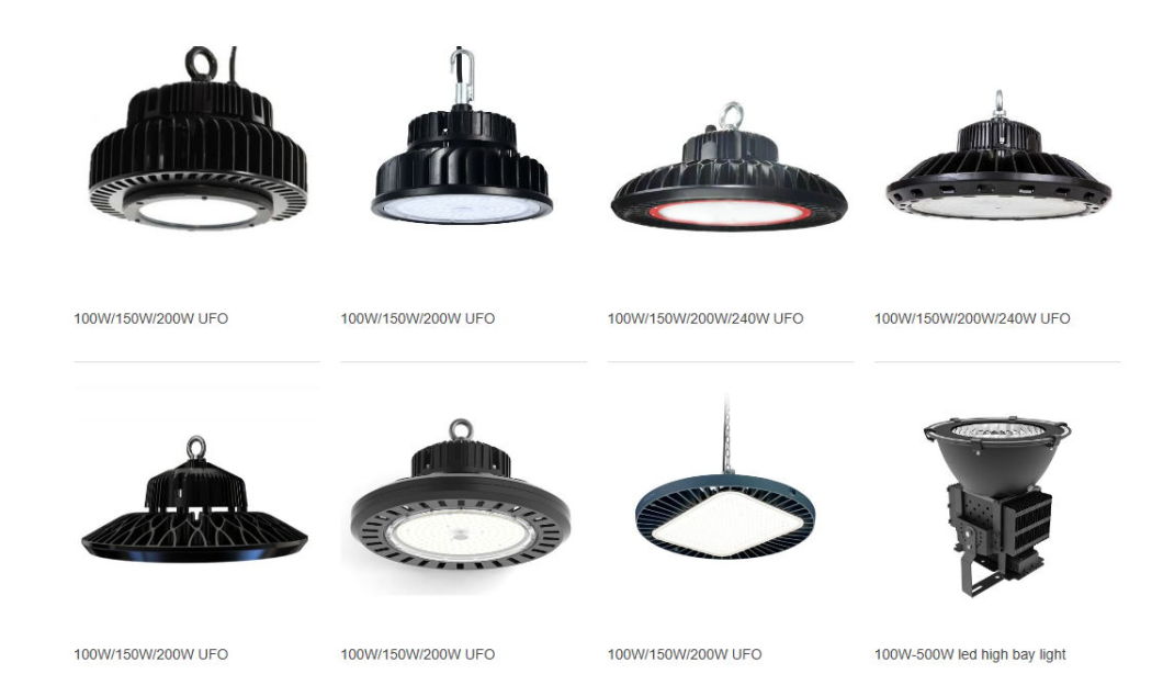 Meanwell Driver Lumileds SMD3030 150lm/W 100W/150W/200W LED Highbay Light with 5 Years Warranty