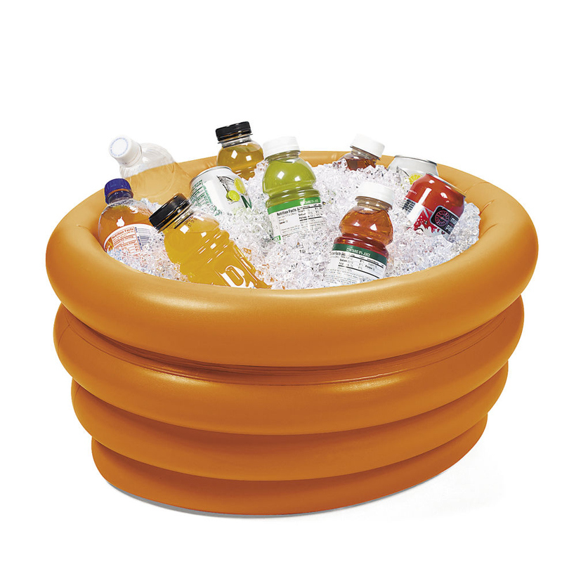 Four Color PVC Inflatable Ice Bucket with Handle