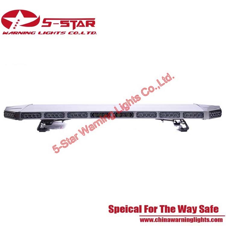 Black Case 3W Aluminum Emergency Police Lightbar/ Warning LED Light Bar