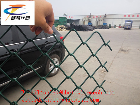 Anping Sales Well! ! PVC Chain Link Fencing Wire Mesh (ISO9001)