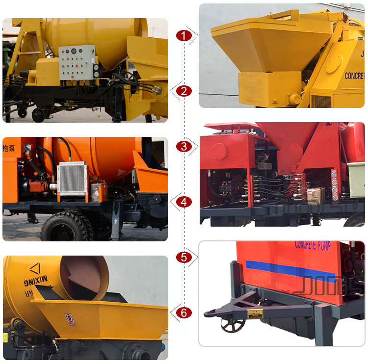 Efficient and Convenience Mini Cement Mixer Machine Concrete Pump