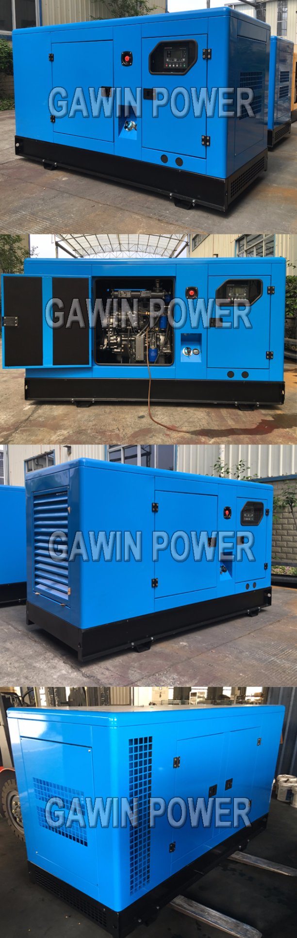 4-Stroke Engine 600kVA Soundproof Generator Set