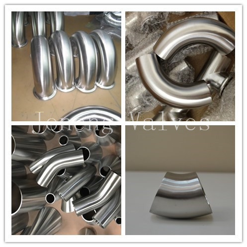 SMS Stainless Steel Hygienic Inox Welded Elbow/Tee