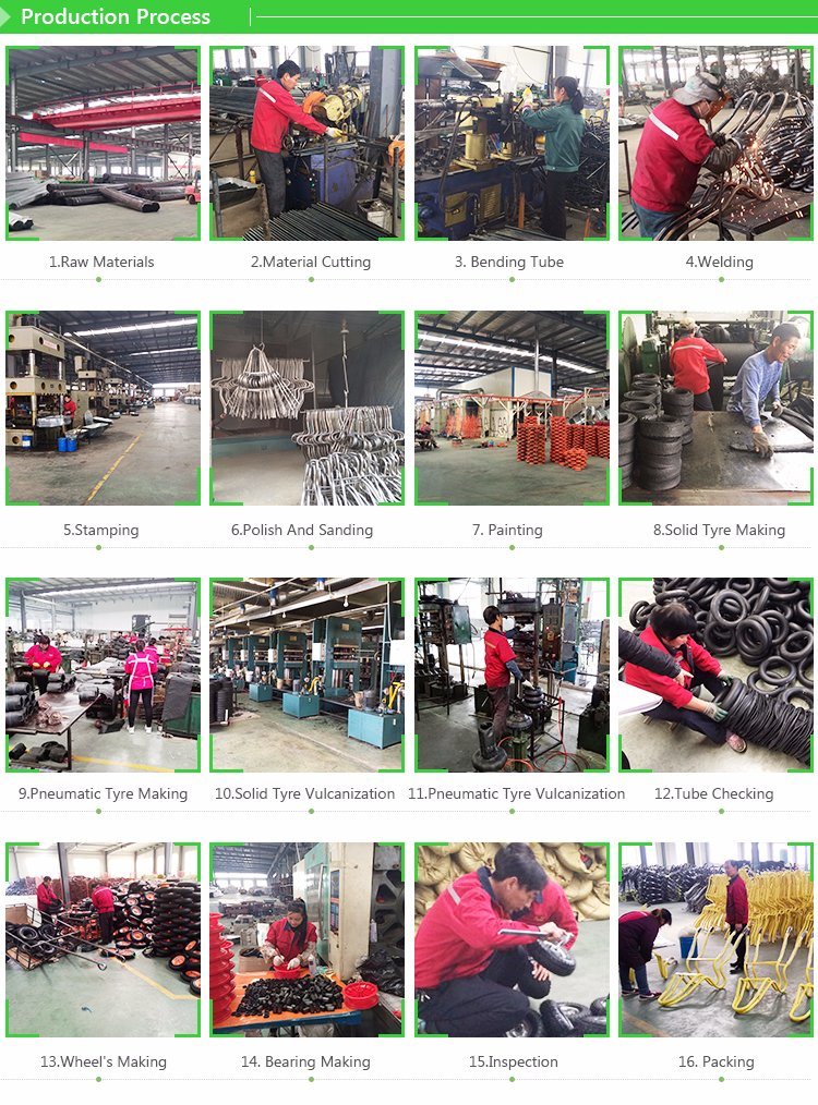 China Manufacture 4 Wheels Foldable Platform Cargo Trolley