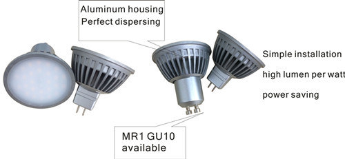High Power Dimming LED Spotlight with COB 6W Ceramics + PMMA Cover