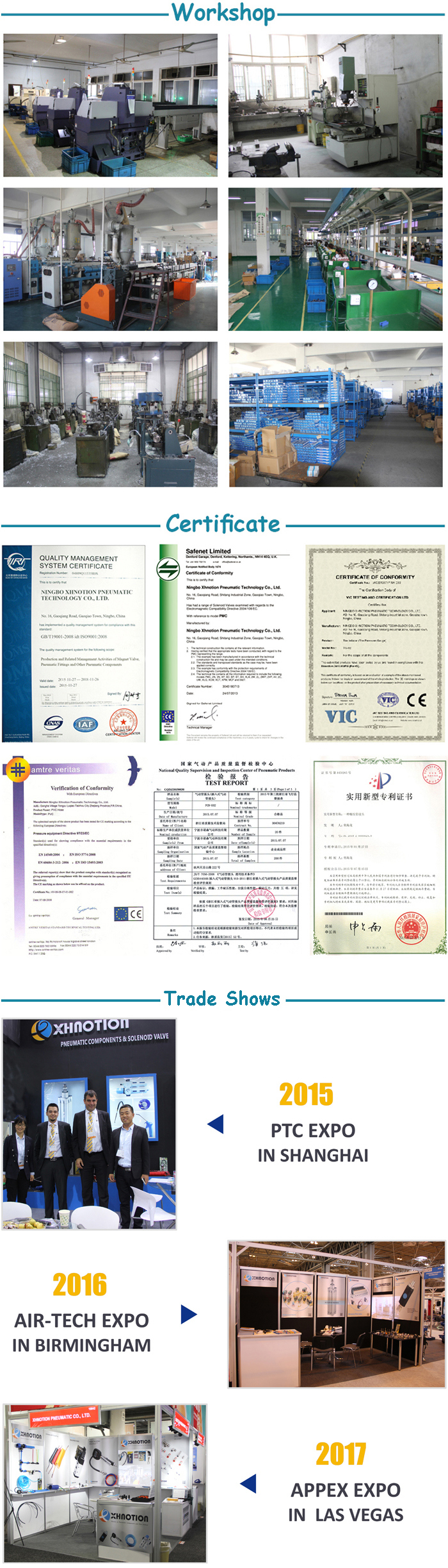 Pneumatic Air Cylinder Accessory Supplier