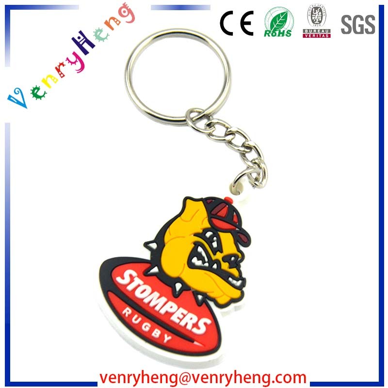 3D Custom Fashion Cartoon PVC Rubber Keychain for Promotion Gift