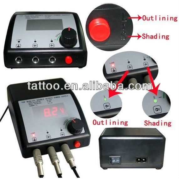 Professional Digital LED Dual Tattoo Power Supply