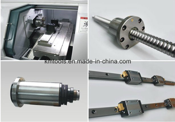 Chinese GSK Control System High Precision Small CNC Lathe Machine