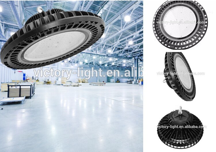 125lm/W 100W 150W 200W UFO LED High Bay Light for Warehouse Industrial Lighting