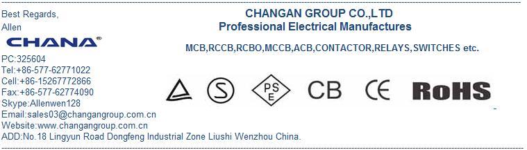 IEC60947 Approval PV Power System DC Circuit Breakers