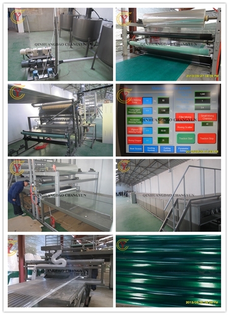 Fiberglass Corrugated Roof Sheet Making Machine