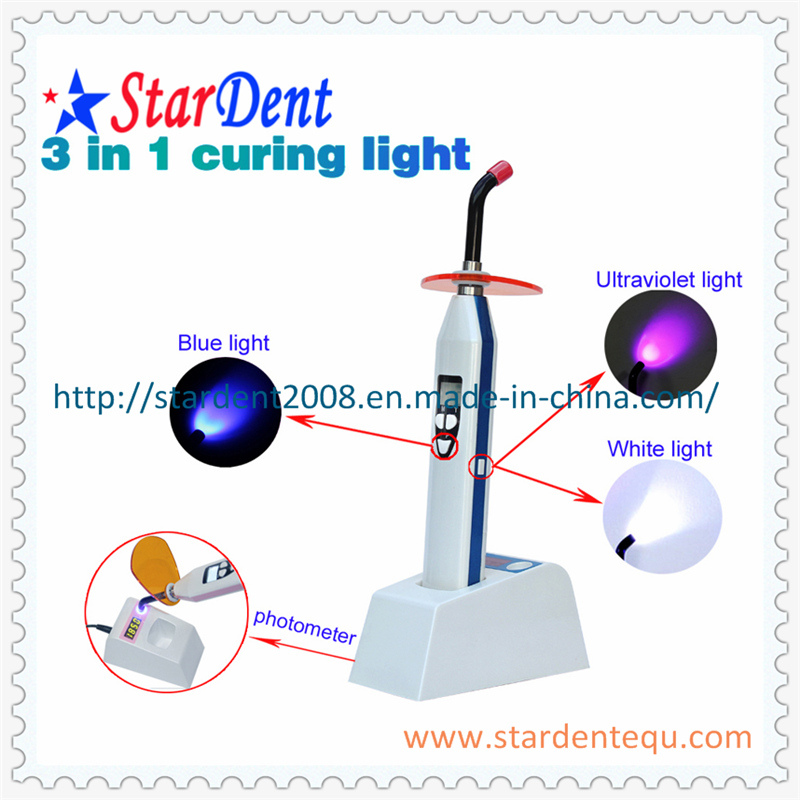 New Dental Three Colors LED Curing Light