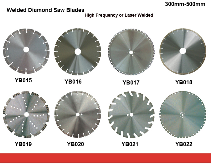 Laser Welded Diamond Saw Blades for Stone&Marble&Granite Cutting