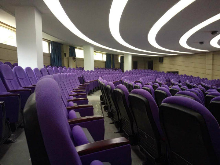 Plastic Material Theater Chair High School Classroom Furniture