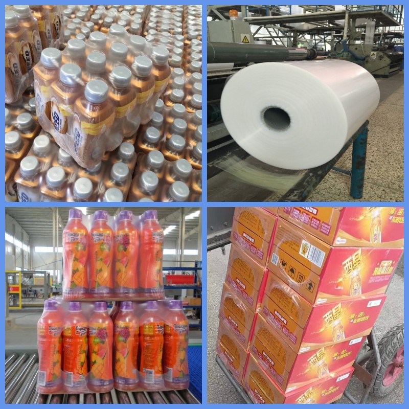 PE Rolls for Group Bottles Shrink Wrapping