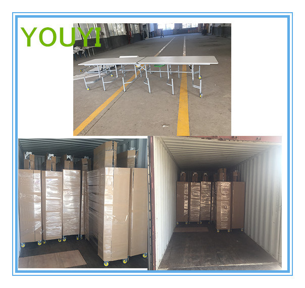 Factory Supply Folding Canteen Restaurant Tables and Chairs