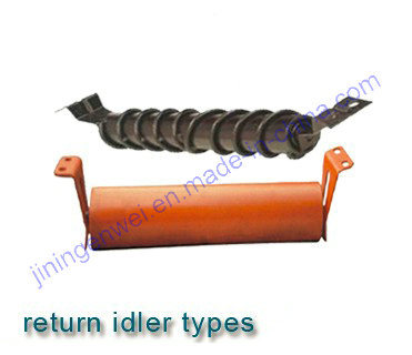 Rubber Coated Belt Conveyor Idler Roller Carrying Roller