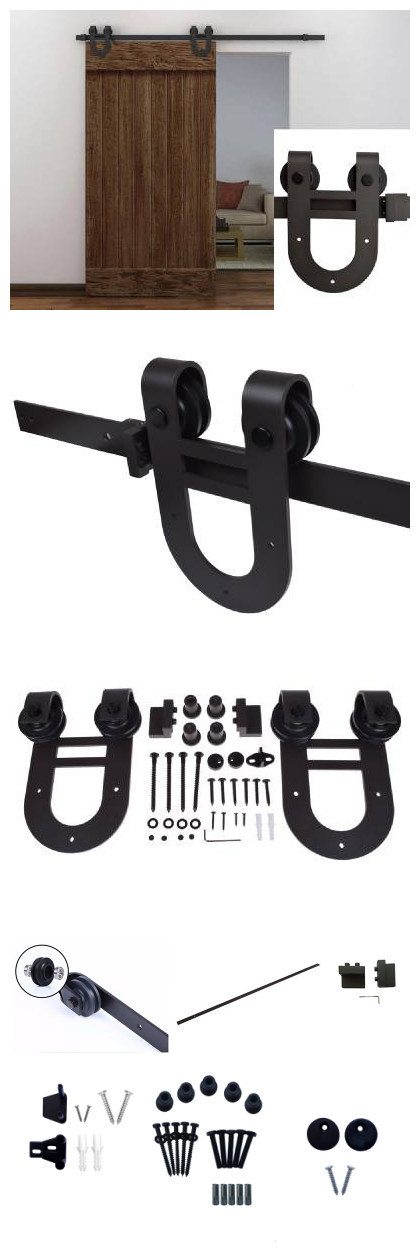 Double Horseshoe Barn Door Hardware