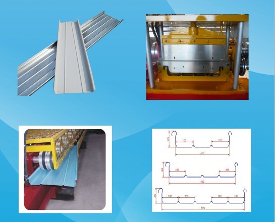 Roll Forming Machine for Standing Seam Roof Panel Machinery (YX65-300-400)