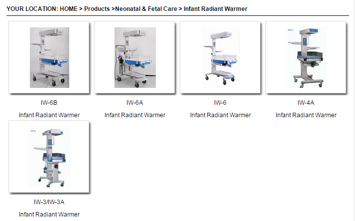 Hospital Neonatal Fetal Care Infant Radiant Warmer (IW-6)