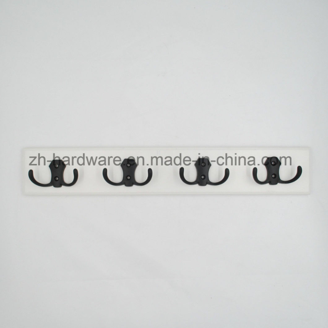 High-Grade Beautiful Clothes Hook Wooden & Metal Board Hook (ZH-7019B)