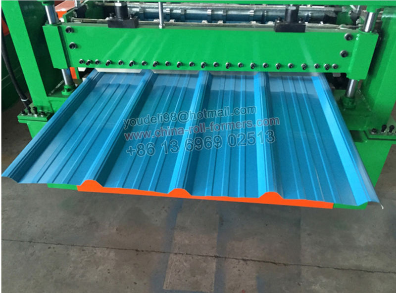 Trapezoidal Metal Wall Panel and Roofing Roll Forming Machine