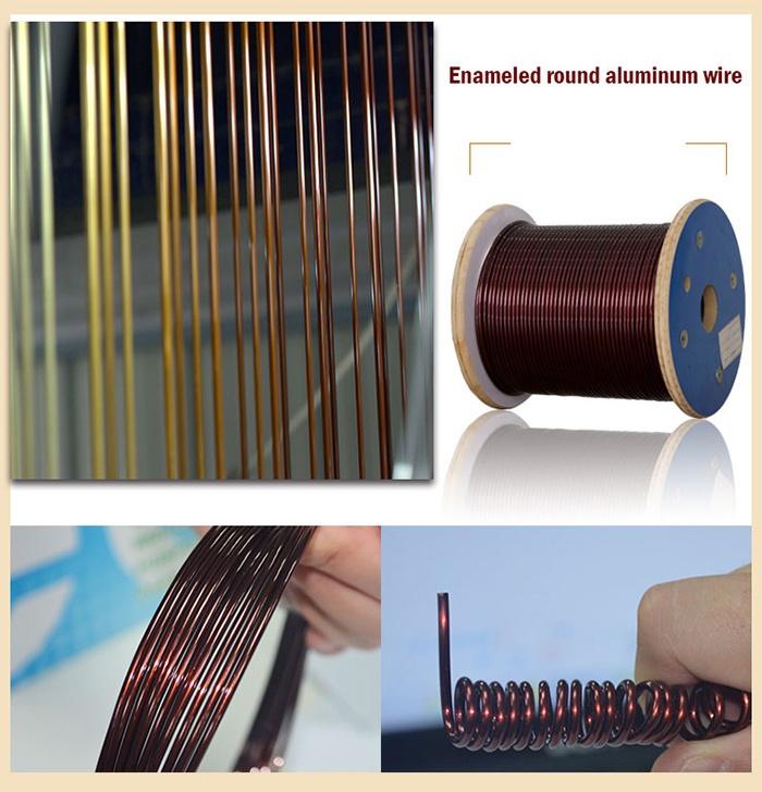 Class 155/180/200 Enamel Coated Round/Flat/Square Aluminum Magnet Wire