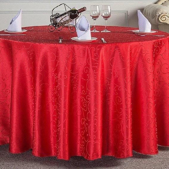 Cheap Price and High Quality Polyester Table Cloths (JRD642)