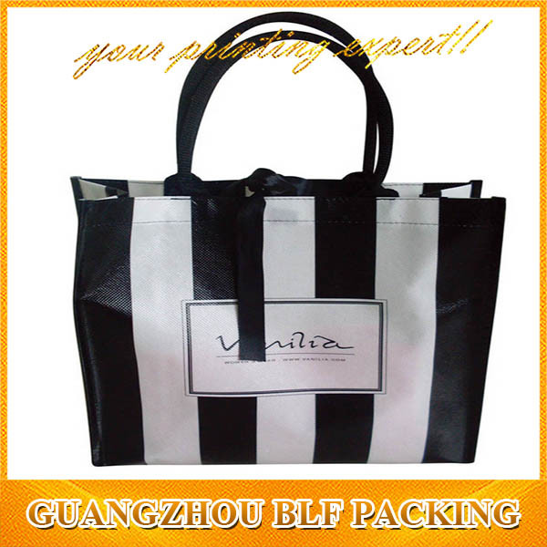 Long Handle Sling Non Woven Shopping Promotional Tote Bag