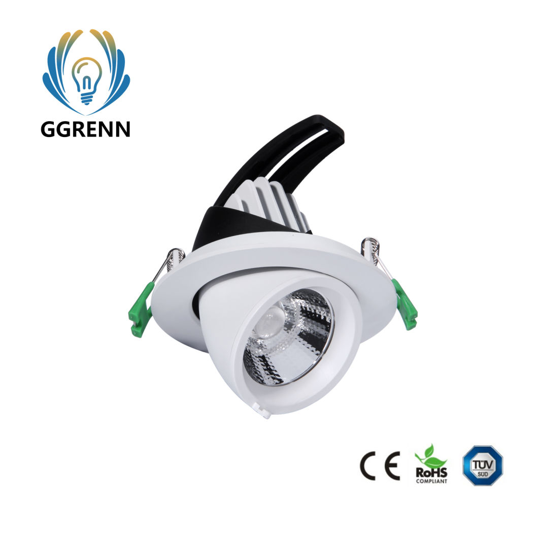 New design White 9W Dimmable COB LED Bulb Scoop Spotlight with Ce RoHS TUV SAA Approved