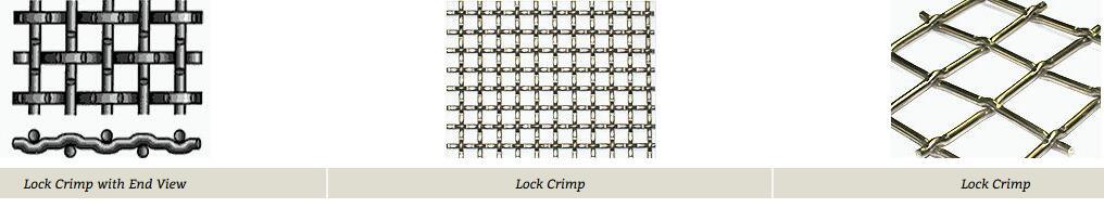 China Premium Plain Weave Galvanized Stainless Steel Crimped Square Wire Mesh