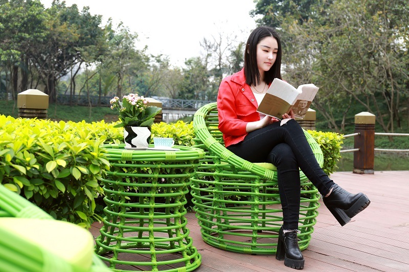 2018 New Rattan Garden Furniture Outdoor Chair Set-T087