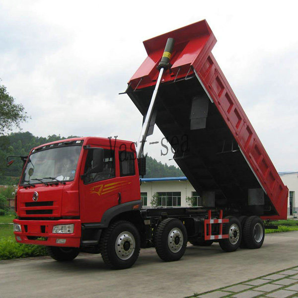 Multi Stage Telescopic Single Acting Dump Truck Hydraulic Oil Cylinder