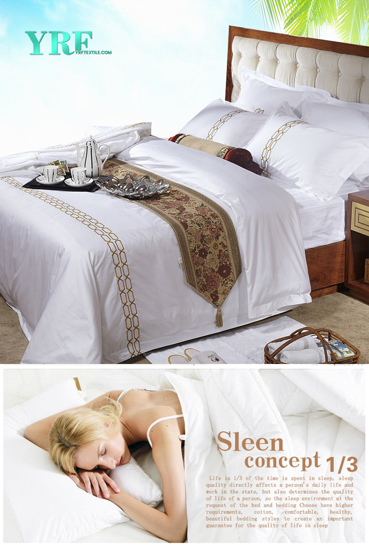 5 Star Luxury Hotel Used Bed Sheets Designer Bedding