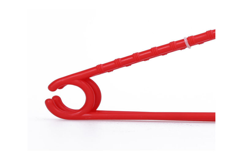 Red Color Plastic Baby Hangers Wholesale for Kids Clothes