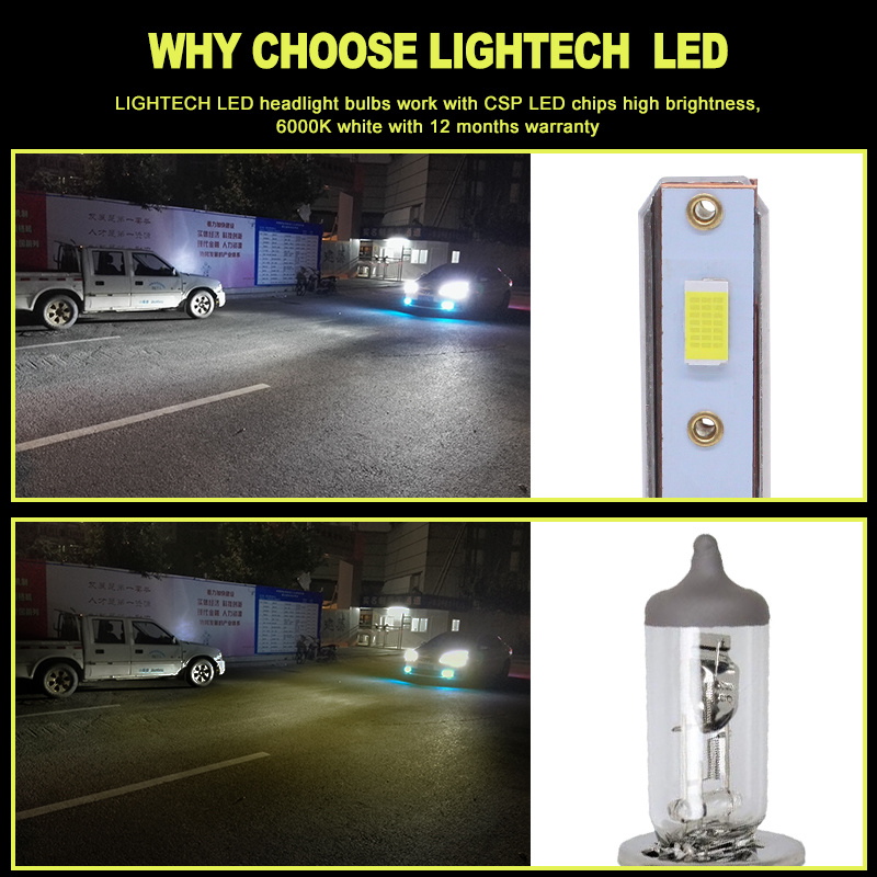 Lightech X3 S2 LED Bar Light with K3s Auto Head Lamp