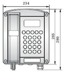 Promotion Oil and Gas Explosion Resistant Flameproof Telephone