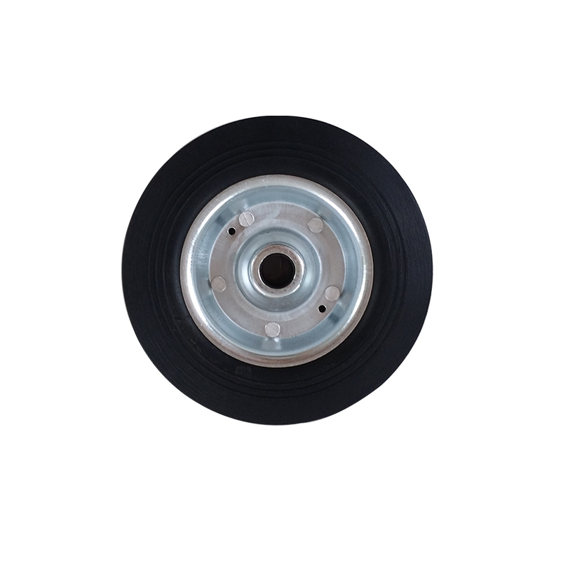 200mm Steel Rim Solid Rubber Wheel for Wheelbarrow
