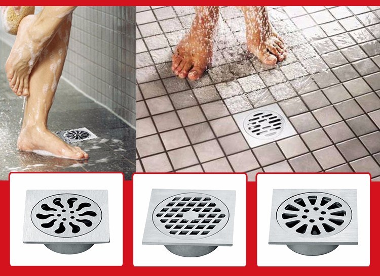 China High Quality Stainless Steel Floor Drainer in Bathroom Accessories