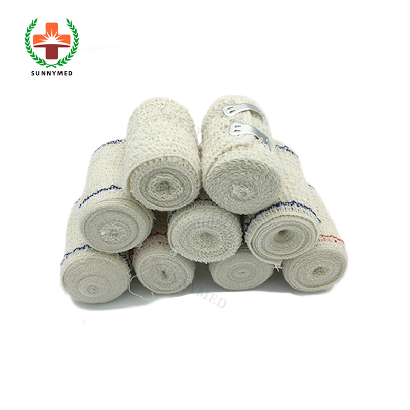 Sy-L060 Medical Bandage Gauze Cotton Crepe Elastic Bandage